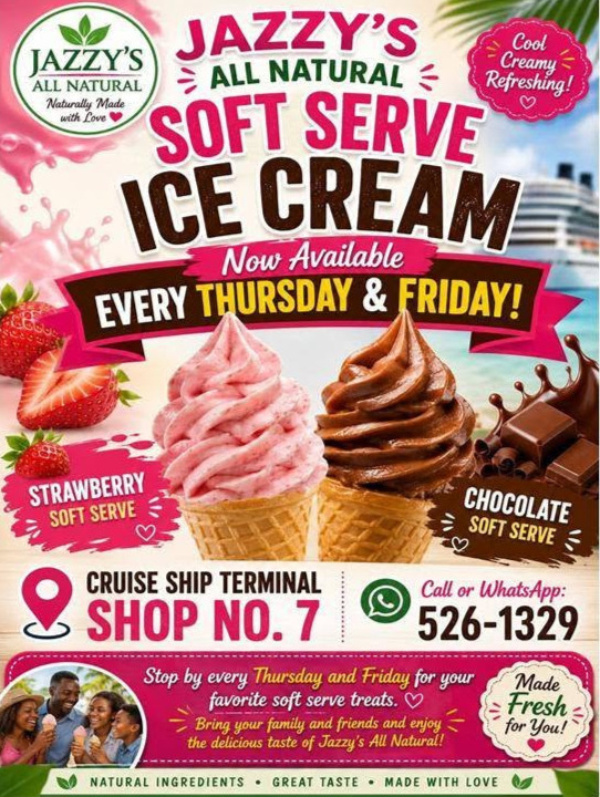 Soft Serve Ice Cream (Strawberry & Chocolate)