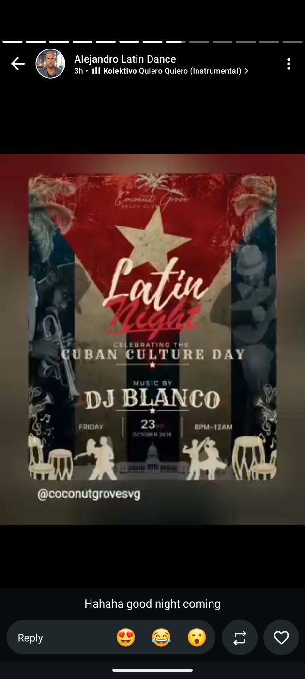 Latin Night: Celebrating the Cuban Culture Day