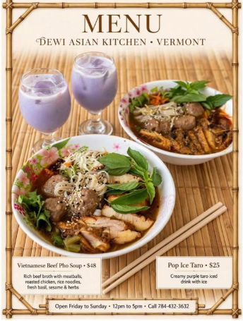 Dining at Dewi Asian Kitchen