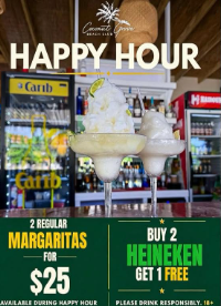Happy Hour - Margaritas & Heineken Special
