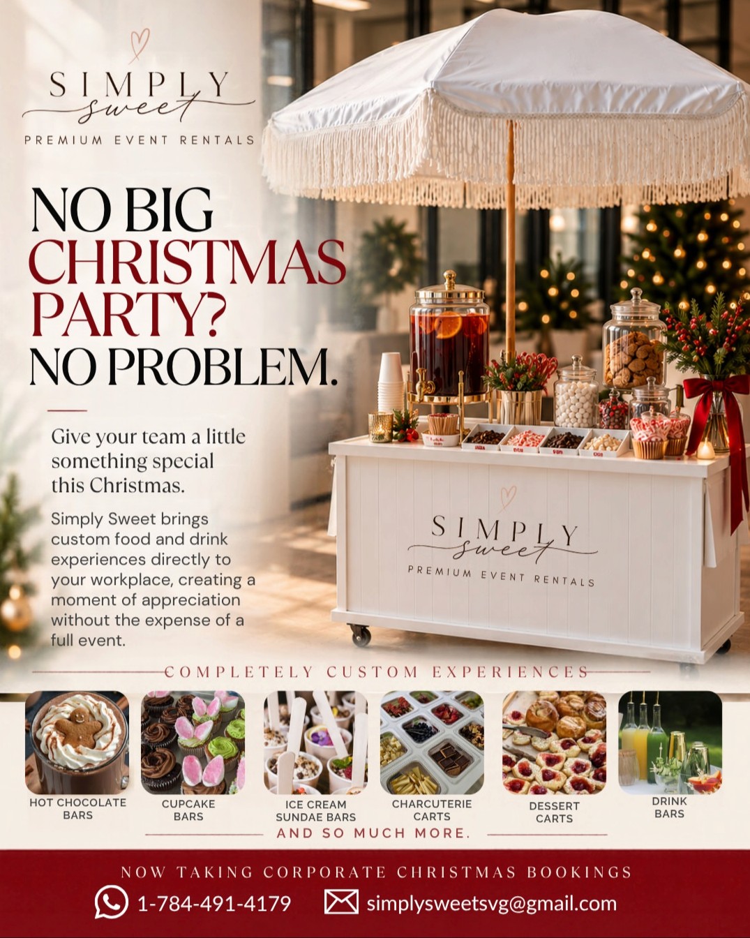 Corporate Christmas Bookings: Custom Food & Drink Experiences
