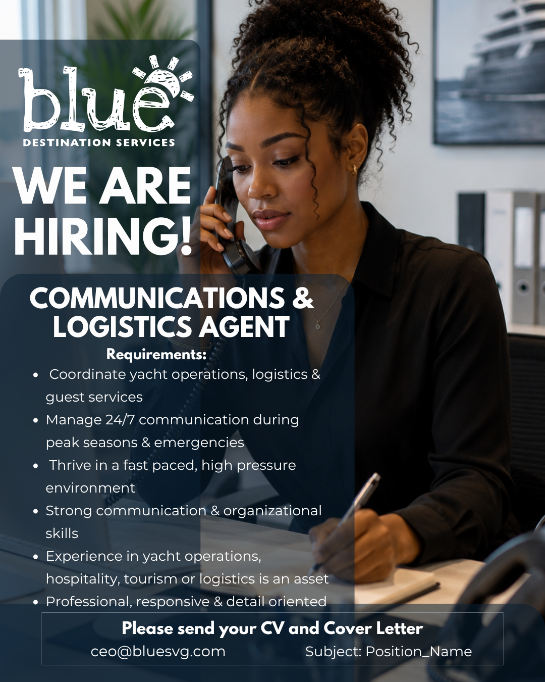 Notice for Communications & Logistics Agent